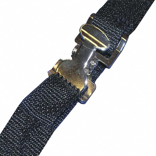 Strap, Blk, 4 ft. L, Polypropylene Webbing