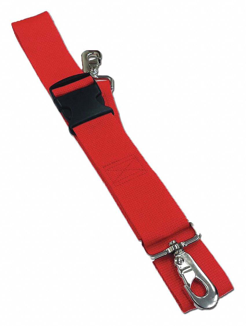 Strap, Red, 5 ft. L