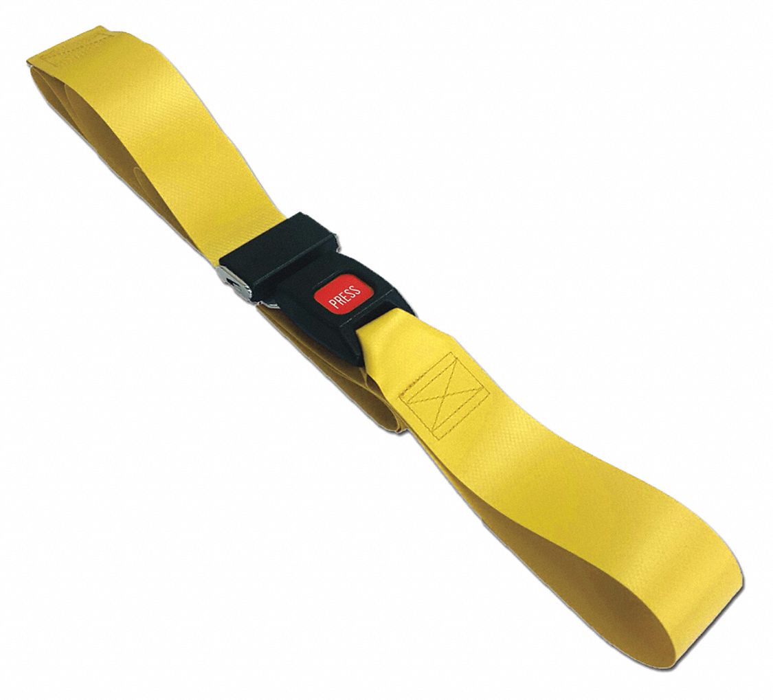 DICK MEDICAL SUPPLY, Strap, Yellow, Strap 445Z3231091 YL Grainger