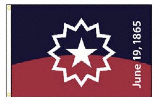 Juneteenth Flag: Nylon, Indoor/Outdoor, 3 ft x 5 ft