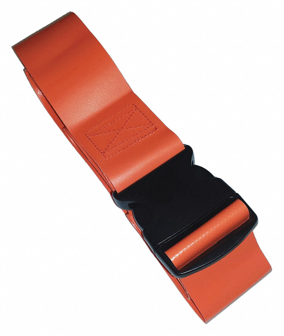 Gait Belt: 1, 500 lb Patient Load Capacity, 60 in L x 2 in W, 60 in Overall Lg