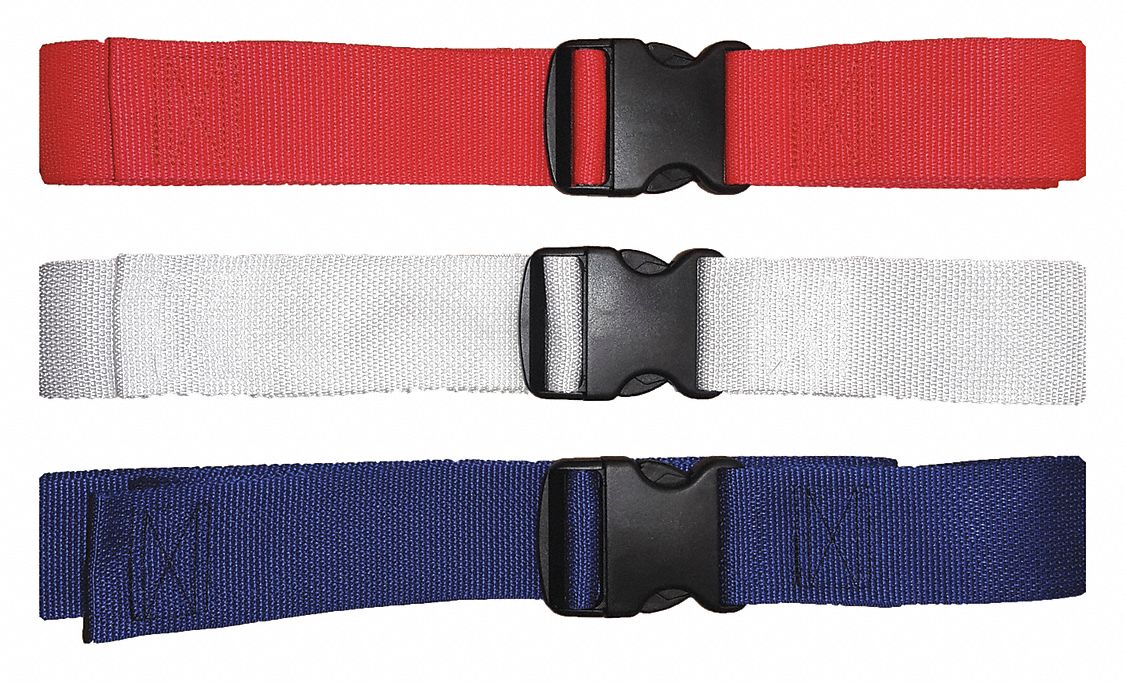 Strap, 7 ft. L, Multi-Colored, PK3