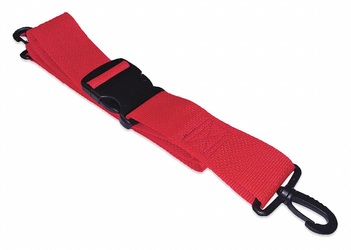 Strap, Red, 5 ft. L