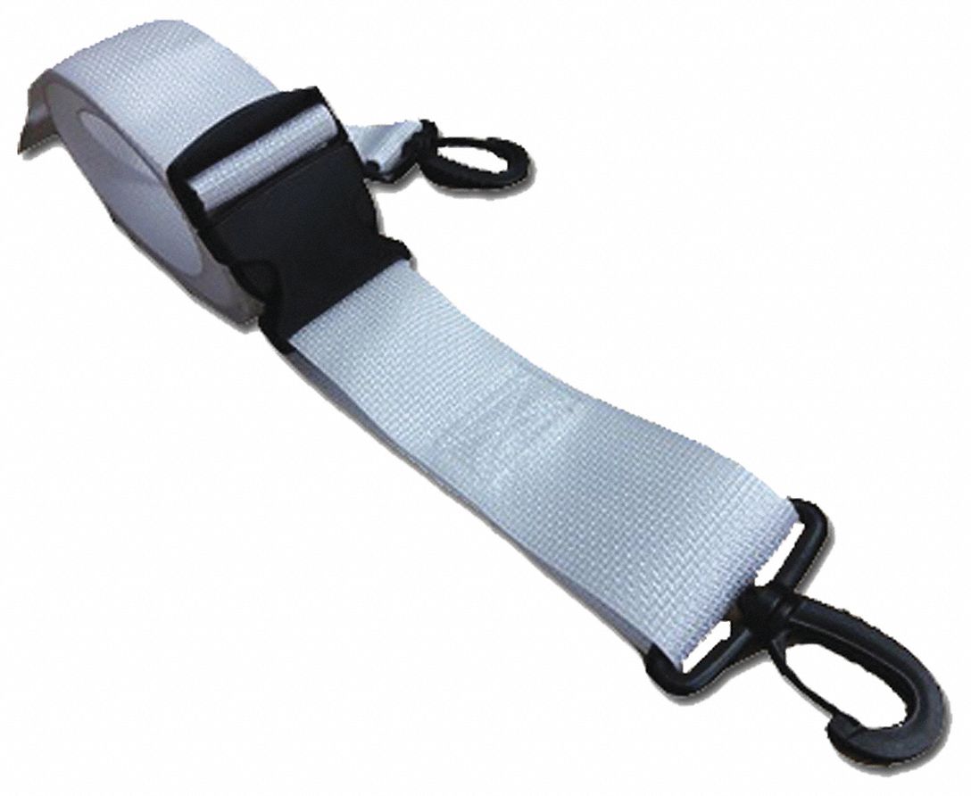 Strap, White, 5 ft. L
