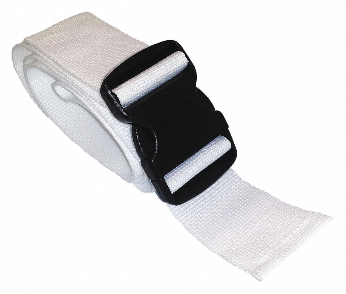 Strap, White, 6 ft. L