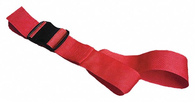 Strap, Red, 5 ft. L