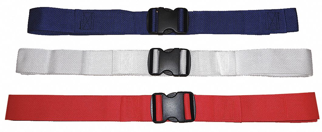 Strap, 7 ft. L, Multi-Colored, PK3