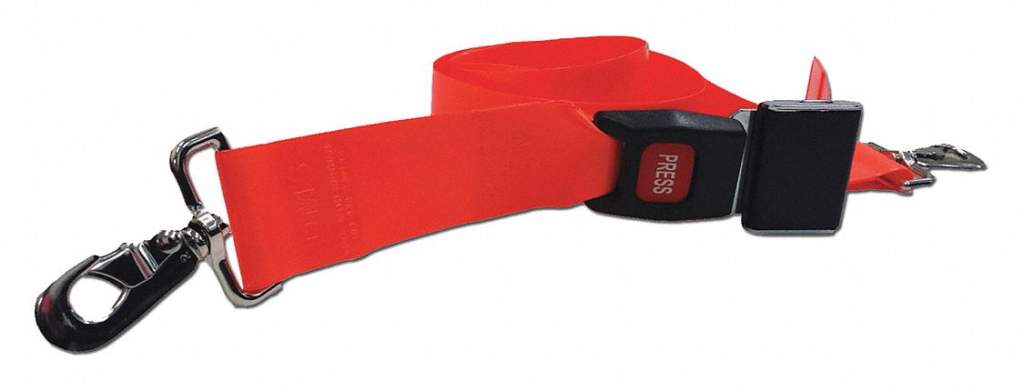 Strap, Orange, 5 ft. L