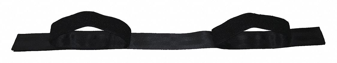 Strap, Black, 2 ft. 6" L, Nylon Webbing