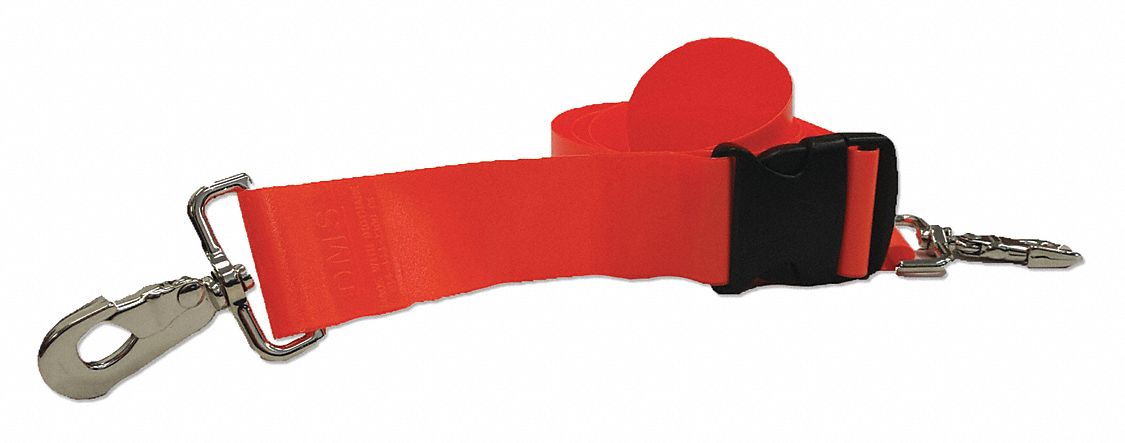 Strap, Orange, 5 ft. L