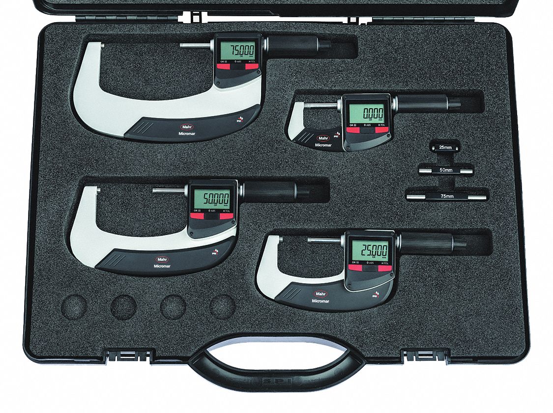 Wireless Micrometer 0 to 4 Range Digital