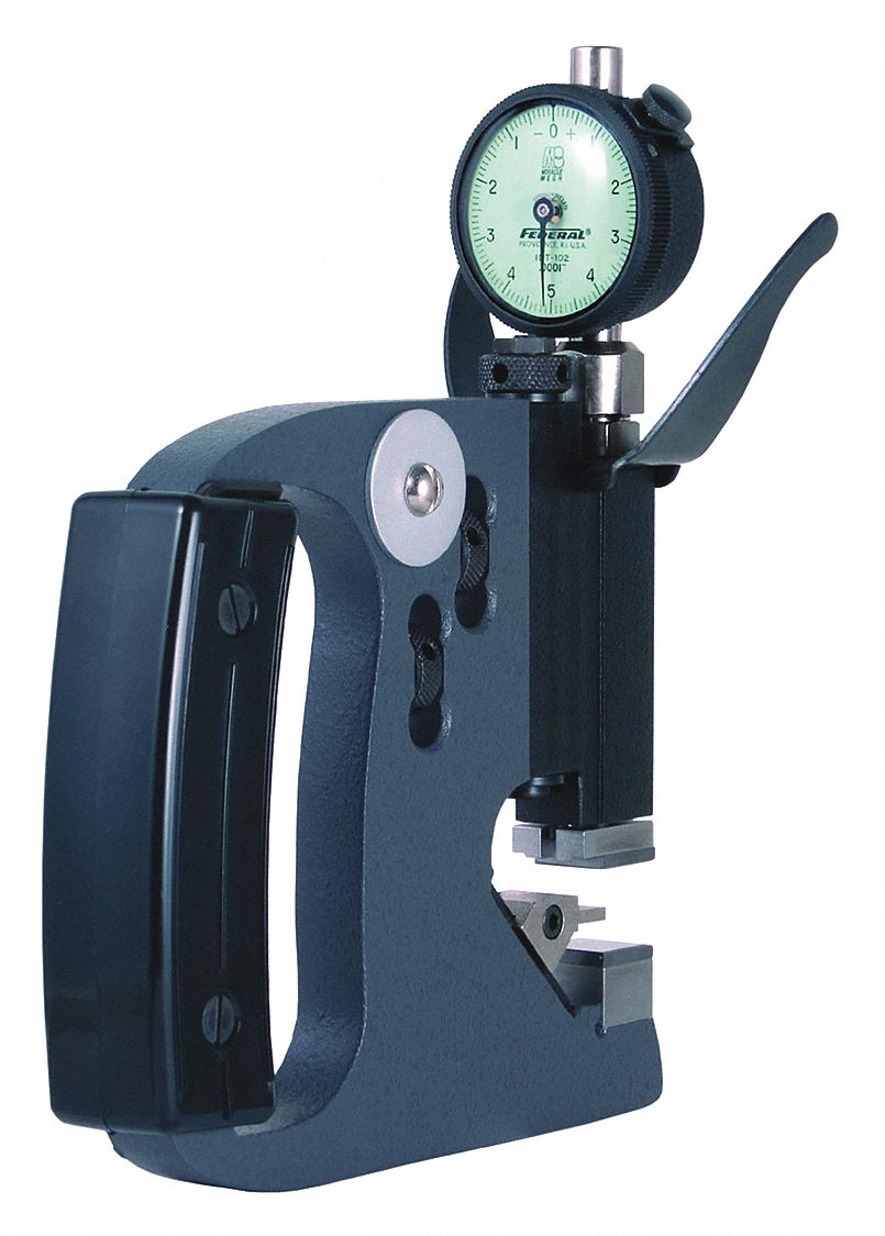 MAHR INC Dial Snap Gage, 0 to 1 Measuring Range (In.), 0.0001 in