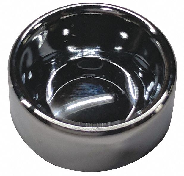 Cabinet Knob Silver Plastic 3 in L