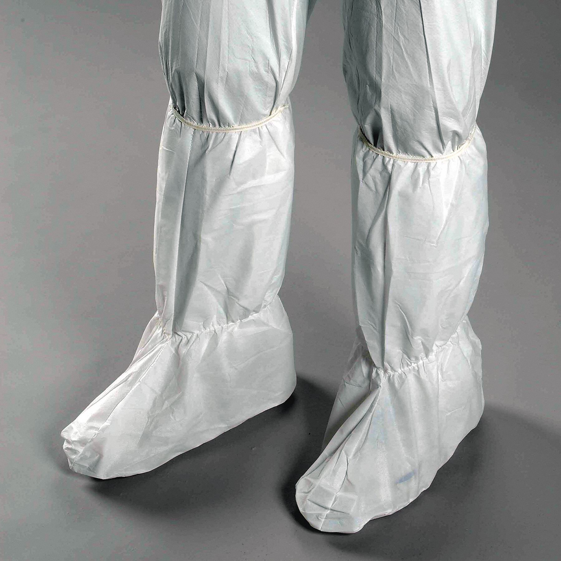 CRITICAL COVER Cleanroom Boot Covers, Slip Resistant: Yes, Waterproof ...