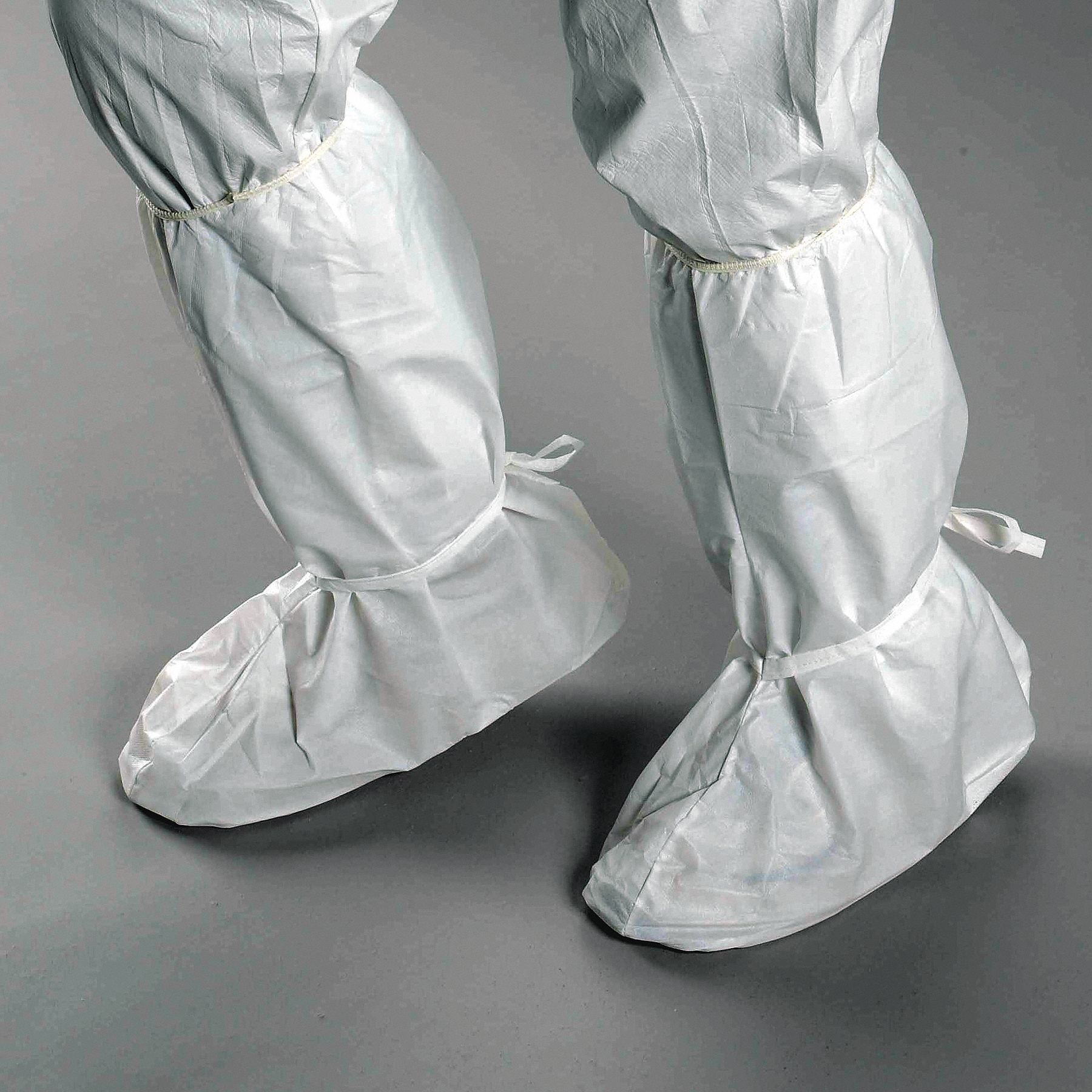 CRITICAL COVER Cleanroom Boot Covers, Slip Resistant: Yes, Waterproof ...