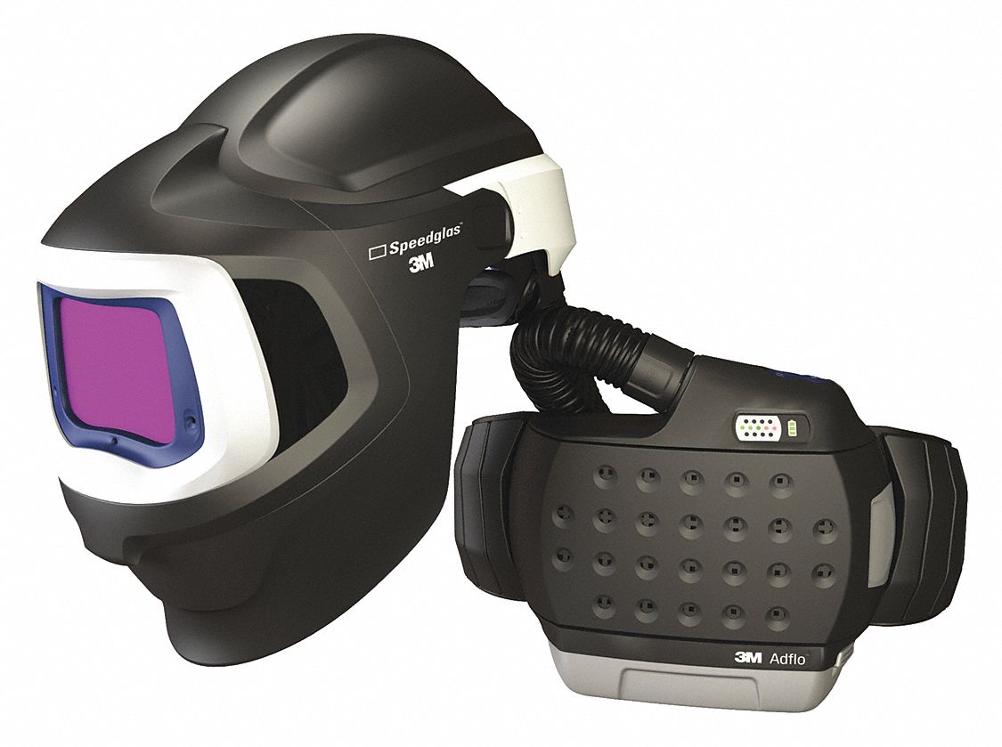 3M SPEEDGLAS Welding PAPR System: Helmet, Belt-Mount, Universal