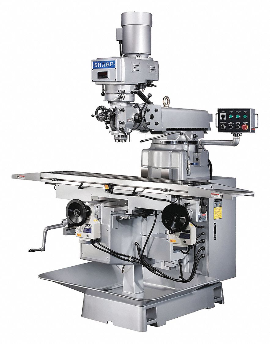 SHARP, NT40, 10 in Swing, Mill Drill Machine 446N38V1 Grainger