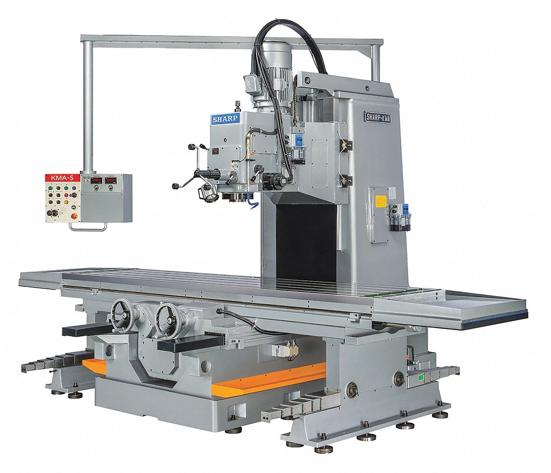 SHARP Mill Drill Machine, Manual, 3ph, 220V 446N46KMA5 Grainger