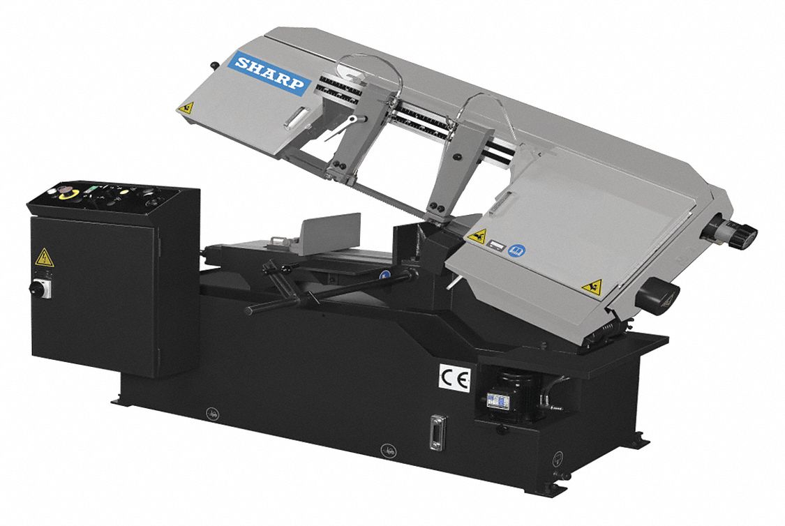 Band Saw: 9 in x 11 13/16 in, 75 to 305 SFPM, 45°, 6.8 A, 3 Phase, 220V AC