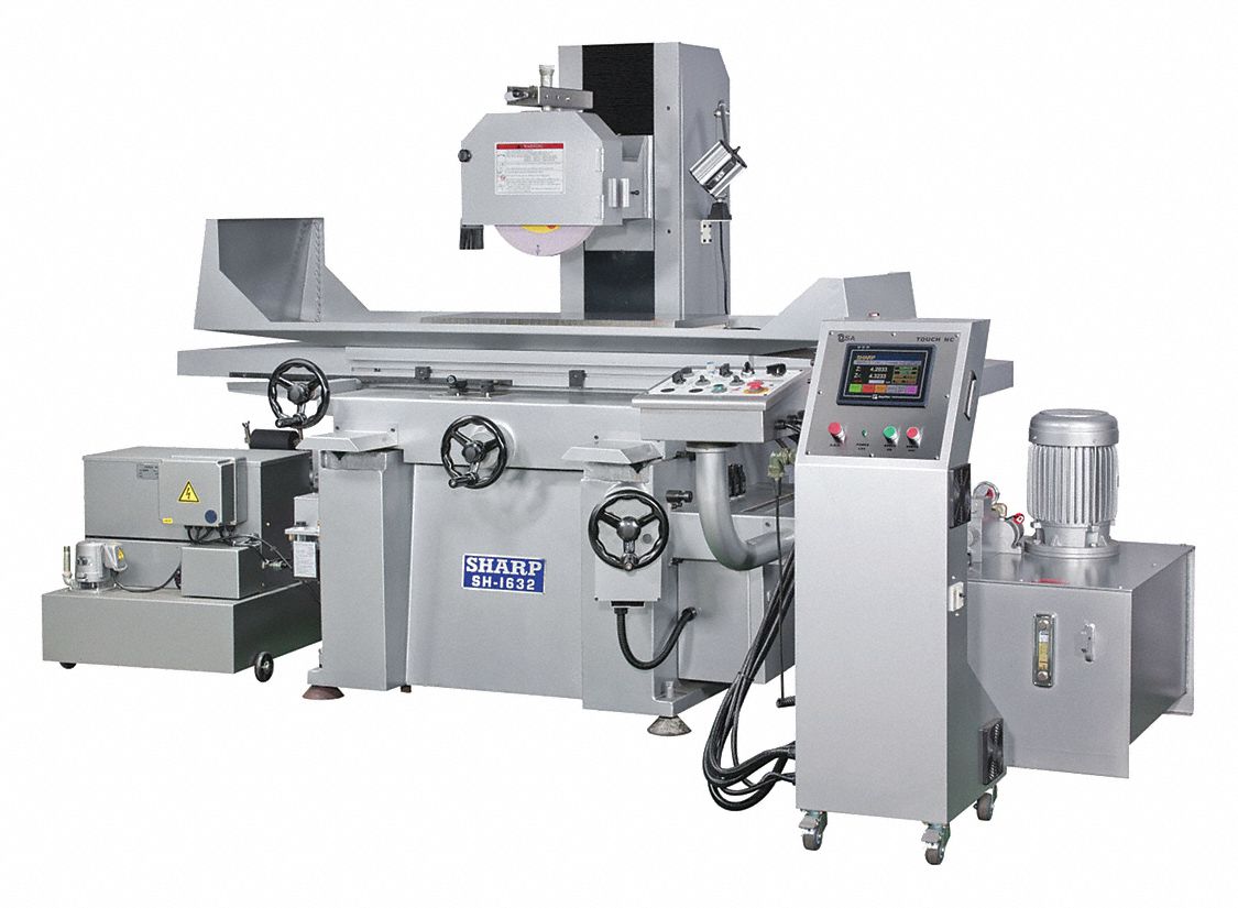 SHARP Surface Grinder, Table Dimensions 15.8 in x 32 in, Phase 3