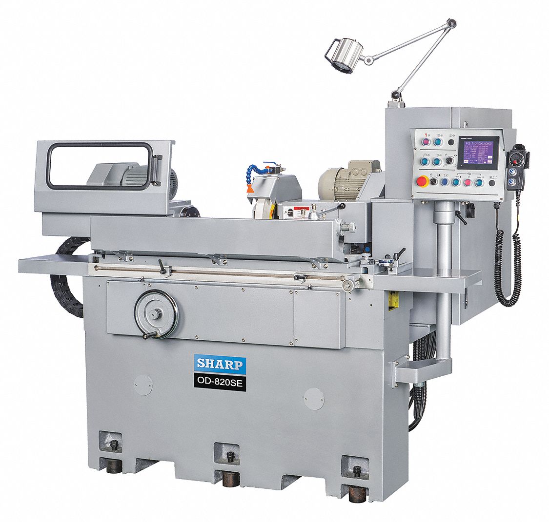 SHARP OD Grinder, Voltage 220 V, Phase 3, Horsepower 5, Spindle Speed