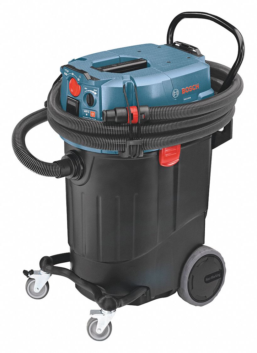 DUST EXTRACTOR, CORDED, 120V AC/9.5A, 14½ GAL TANK, 150 CFM, 1⅜ IN HOSE DIA, 13½ FT CORD