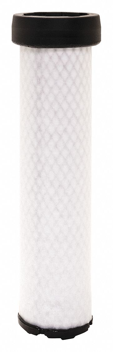 Automotive Air Filter: Round-Oval, Engine, Round, Radial Seal, 12 9/16 in Overall Ht