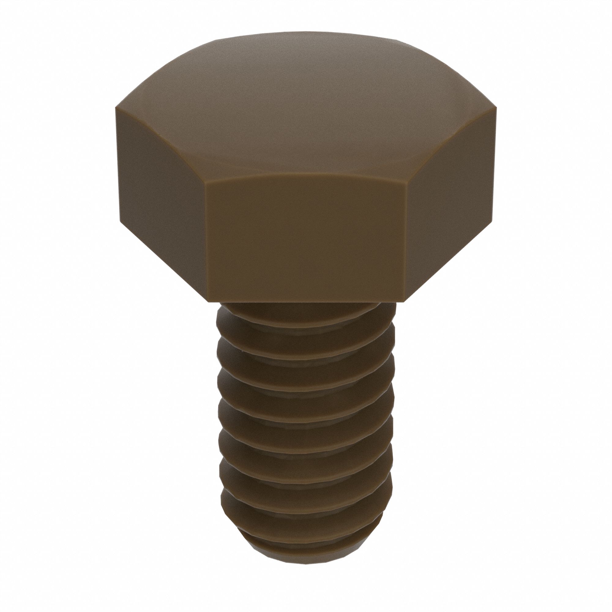 Not Graded, Plain, Hex Head Cap Screw - 447C84|PKM508-6HH-01