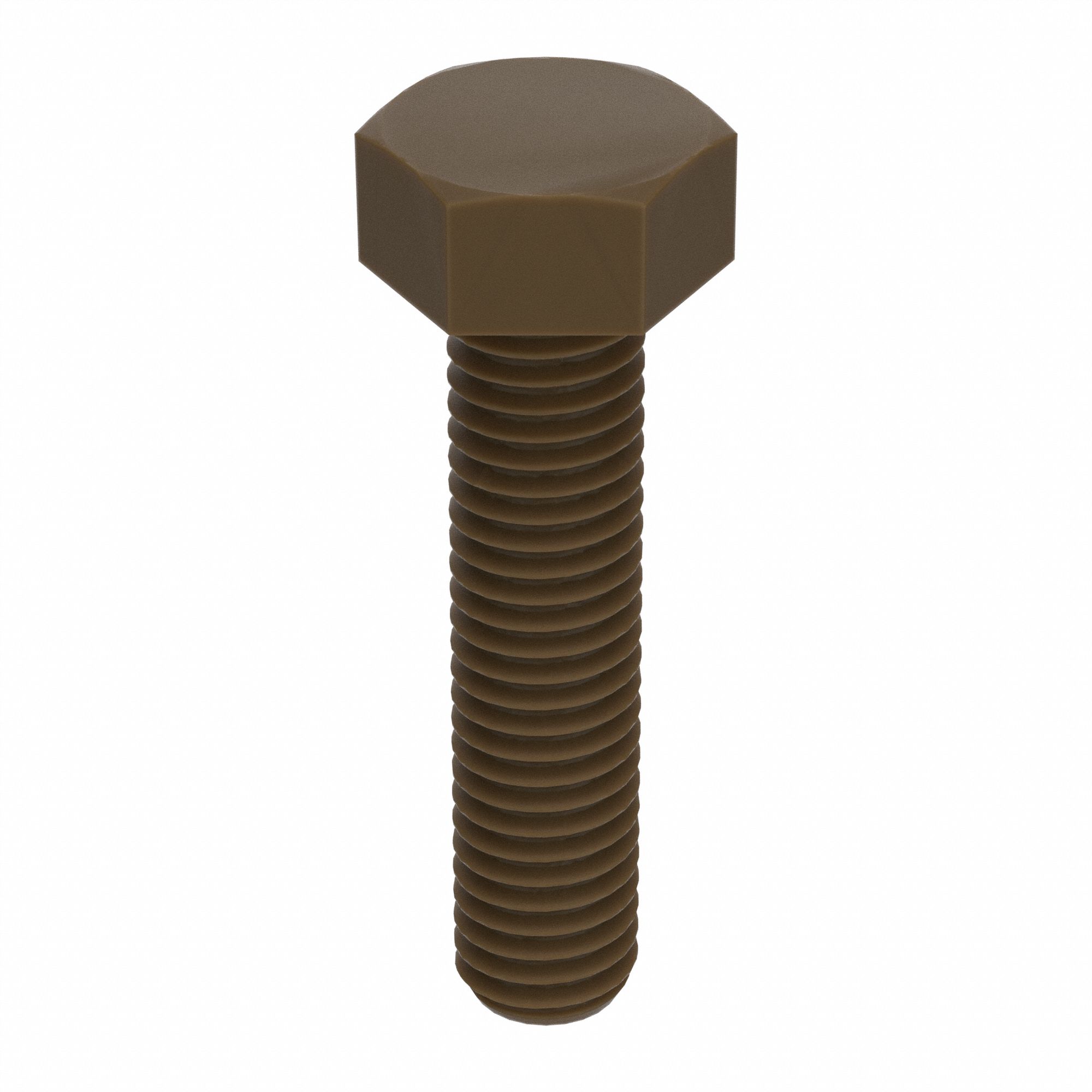 HxHdCpScrw, PEEK, 1.25", 1/4"-20, 10PK