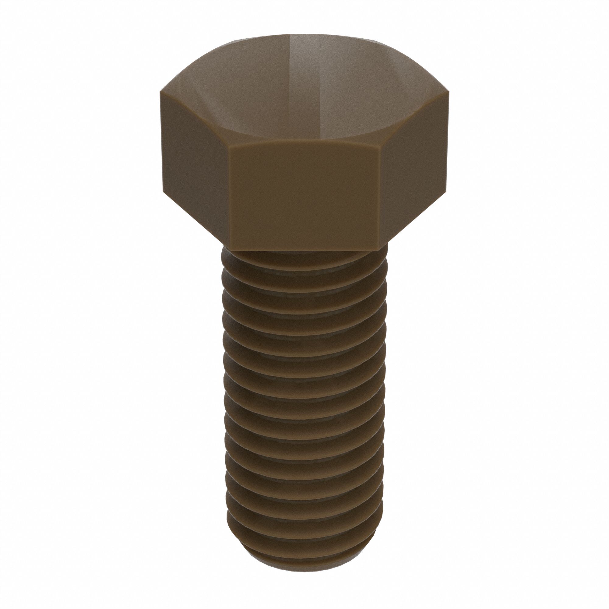 HxHdCpScrw, PEEK, 2.25", 1/4"-20, 10PK