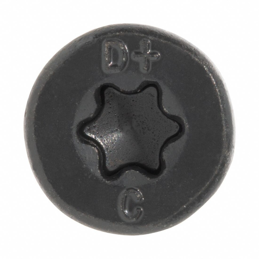 Concrete Anchor Screw: 2 3/4 in Overall Lg, 9/64 in Dia, Steel, Zinc-Plated, Flat, 1, 500 PK