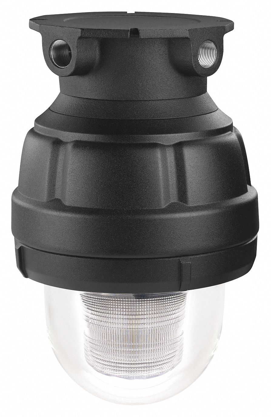 Strobe Light: LED, 24V DC, 11 3/8 in Overall Ht, 8 13/16 in Overall Dia, Clear