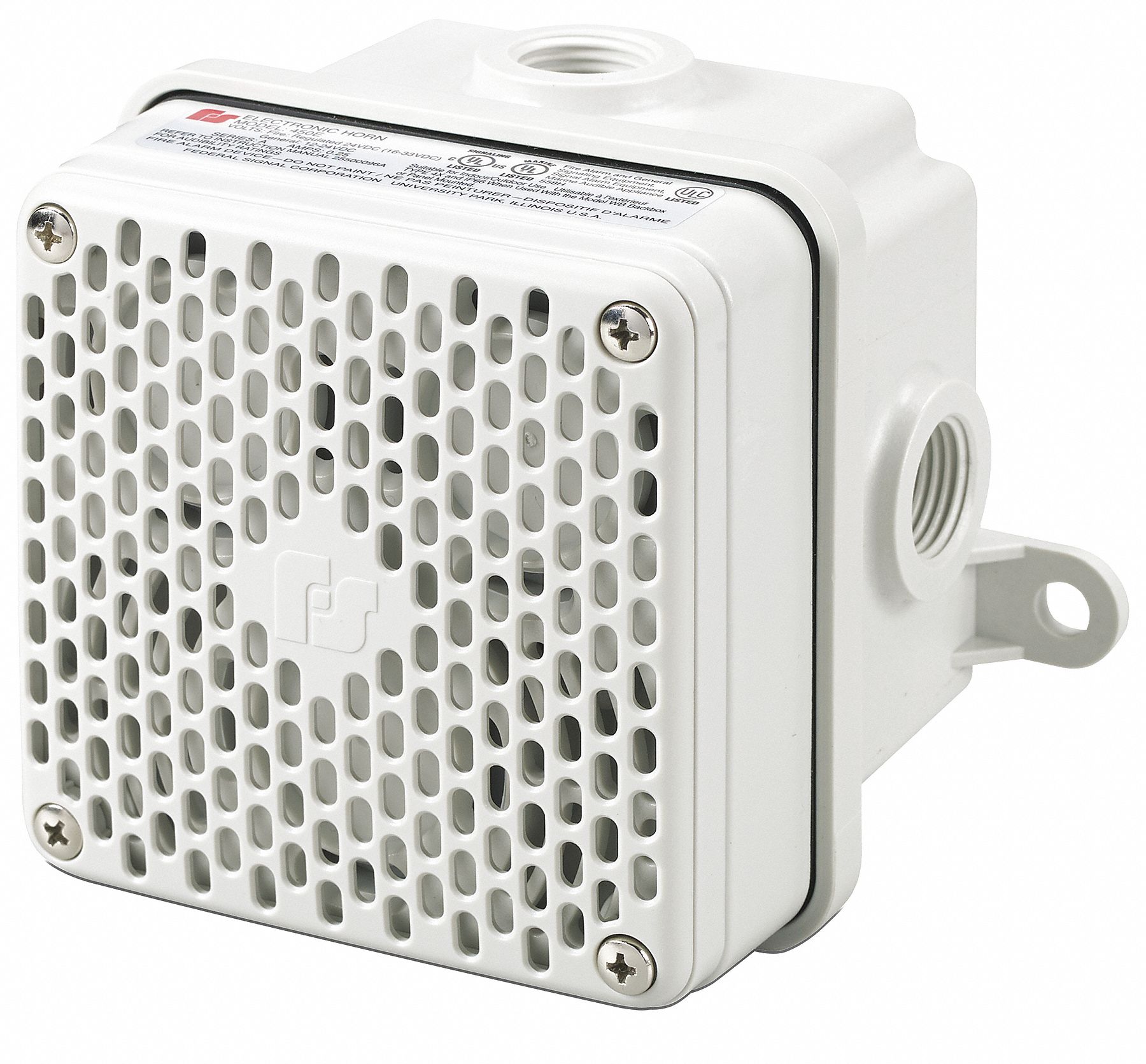 Horn: Horn Sound, 5 W Watt, 12V DC/24V DC, Indoor, 450EWBX-024