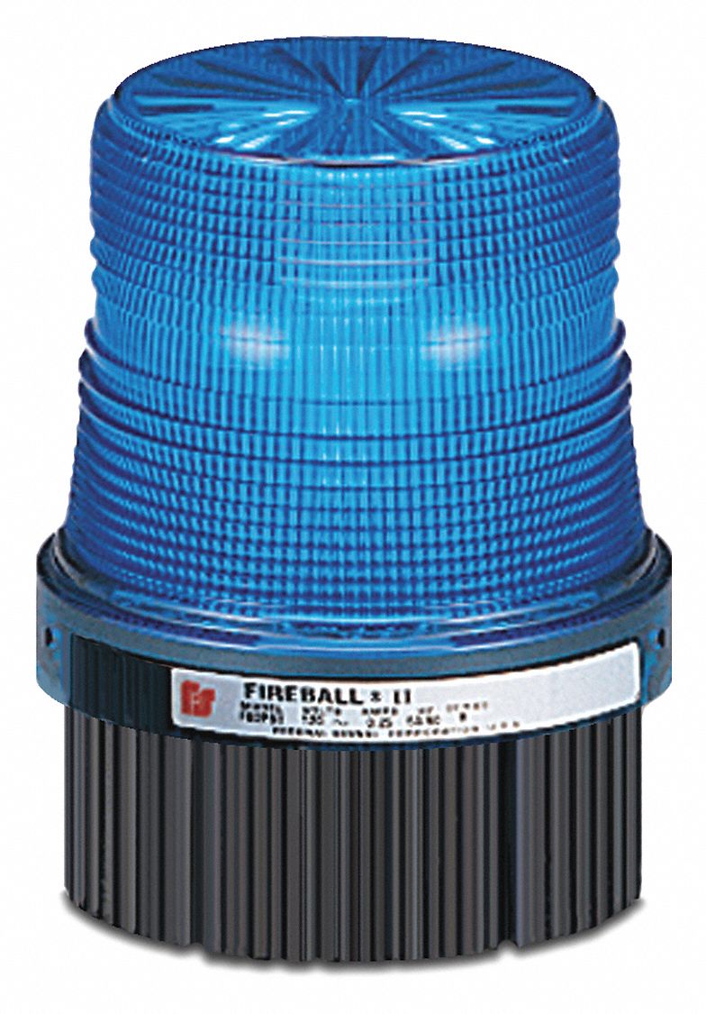 Federal Signal Warning Light Blue Strobe Tube 24v Dc 1 000 000 Candela 10 000 Hr Lamp Life 80 447d Fb24st 024b Grainger