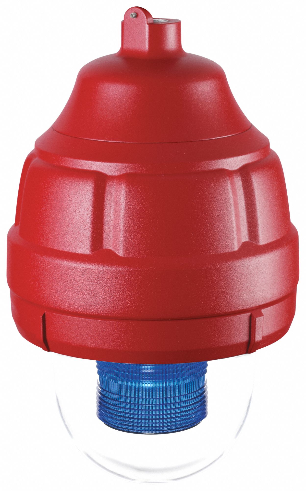 Strobe Light: 24V DC, 11 3/8 in Overall Ht, 8 27/32 in Overall Dia, Blue