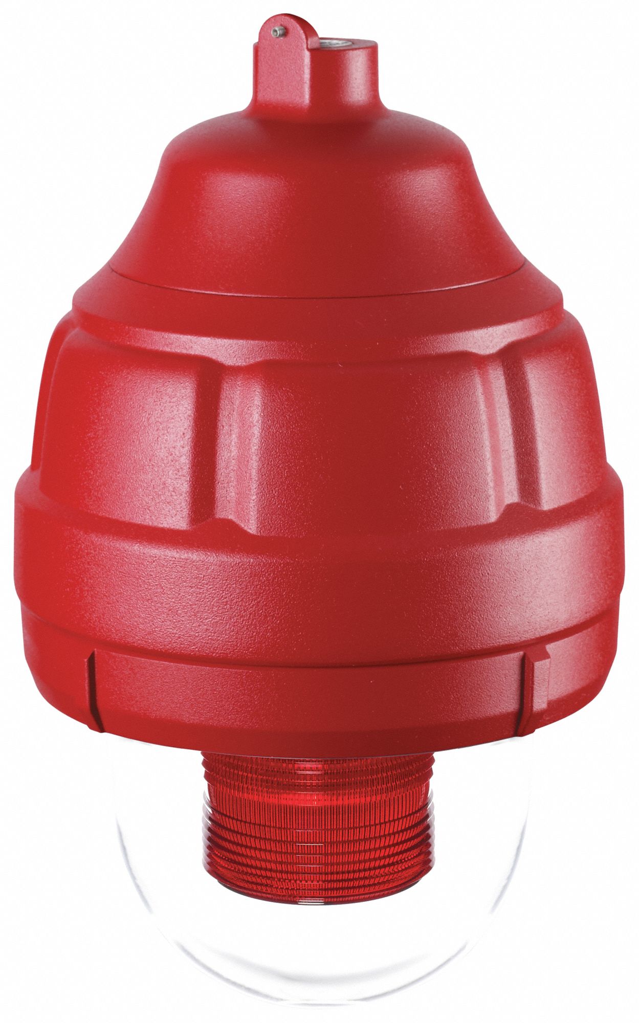 Strobe Light: 24V DC, 11 3/8 in Overall Ht, 8 27/32 in Overall Dia, Red