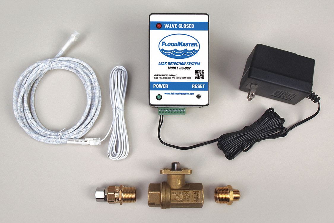FLOODMASTER Detection and Alarm Shutoff System 1/2 in Pipe Size