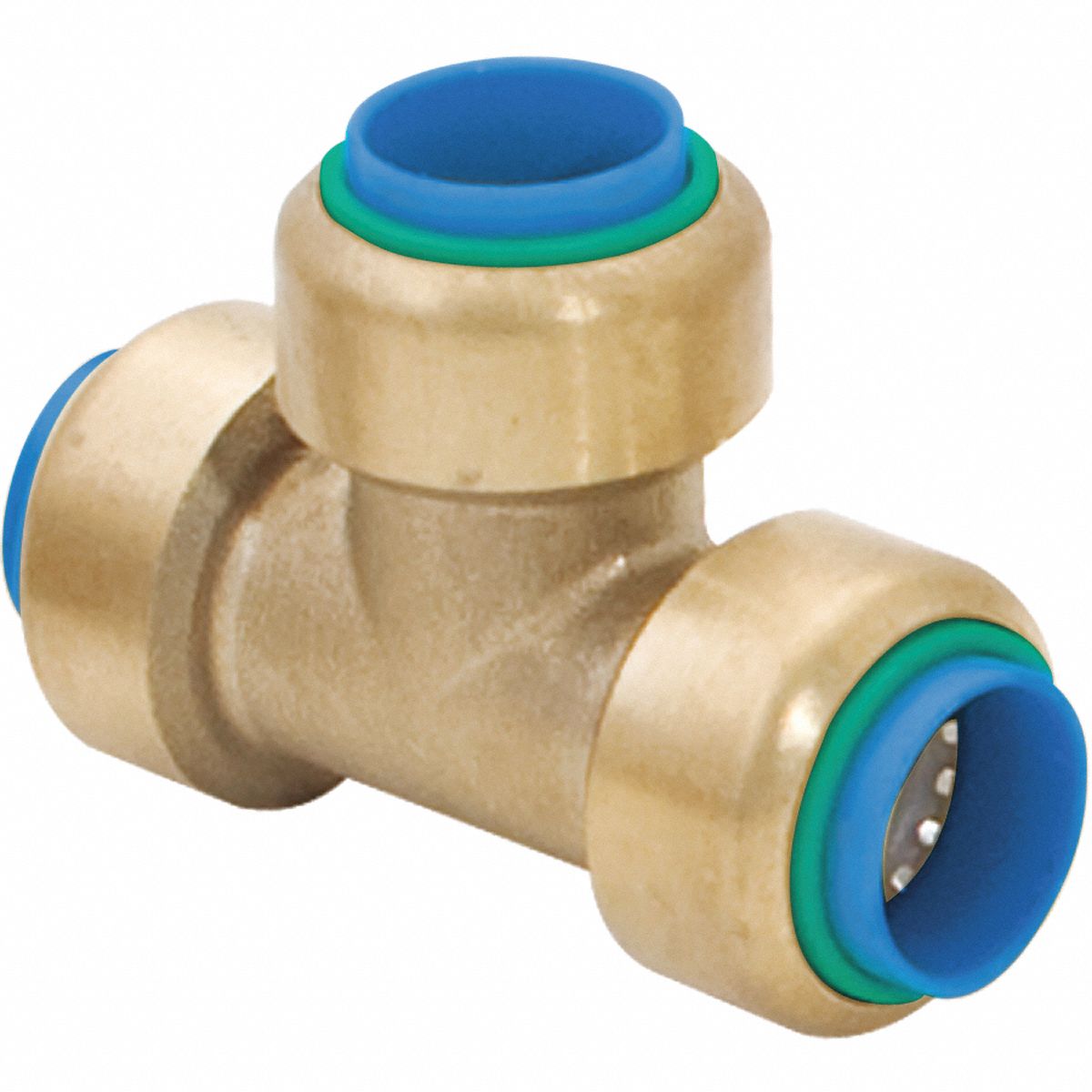 GRAINGER APPROVED Tee, Tube Fitting Material PEX, Fitting Connection Type Push x Push 447M63