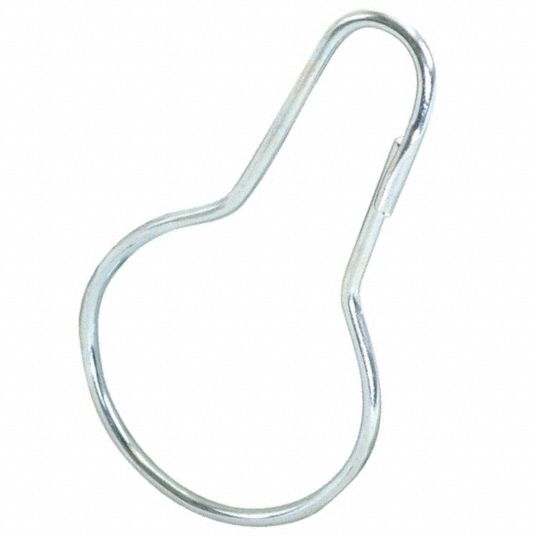 1 NICKEL PLATED SAFETY PINS - RINGS, HOOKS AND PINS - DRAPERY SUPPLIES