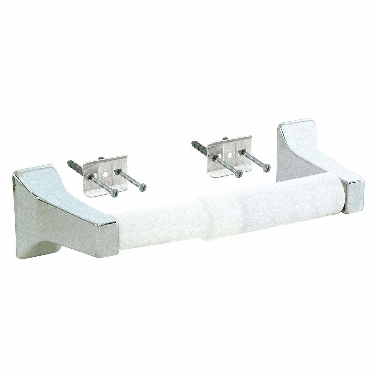 TOILET PAPER HOLDER,METAL,SILVER,5-3/4