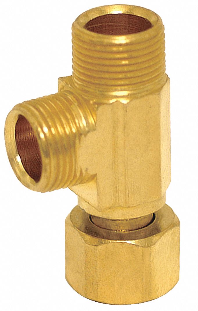 STOP VALVE ADAPTER: CHROME-PLATED BRASS, 150 PSI MAXIMUM OP PRESSURE