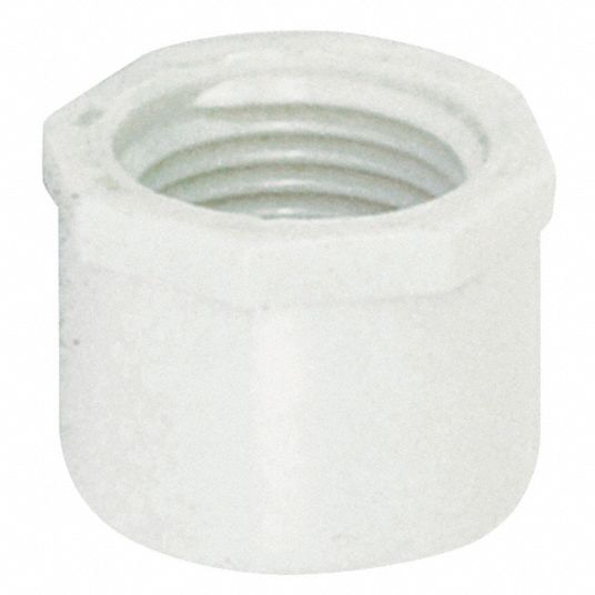 GRAINGER APPROVED PVC Cap, FPT, 3/4 in Pipe Size Pipe Fitting