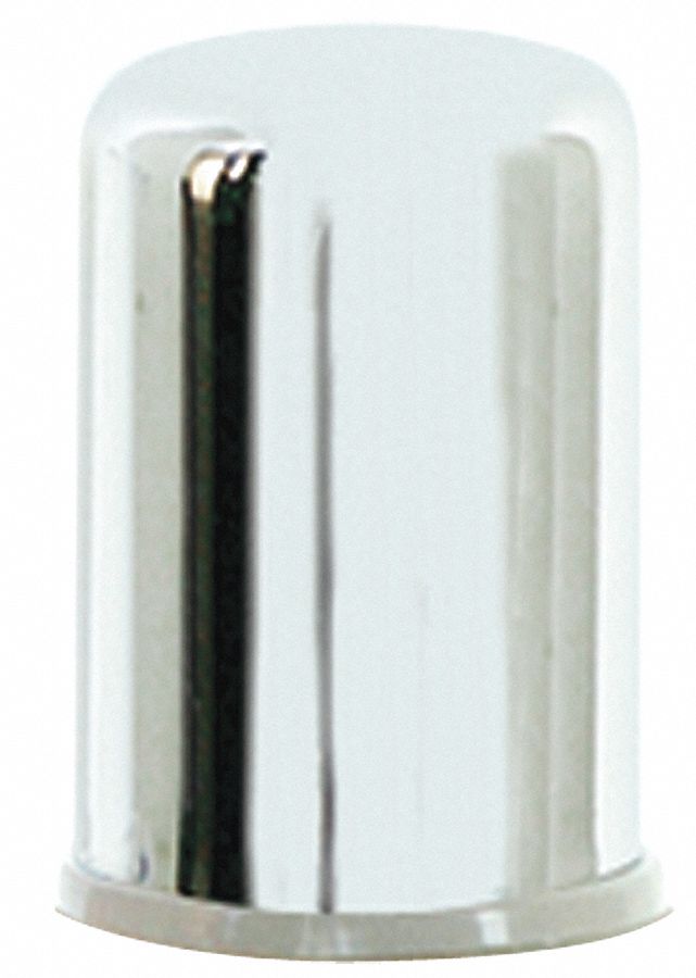 CAPUCHON D'ESPACE D'AIR : POUR LAVE-VAISSELLE OU BROYEUR, CHROME, RACCORD 1/2 PO