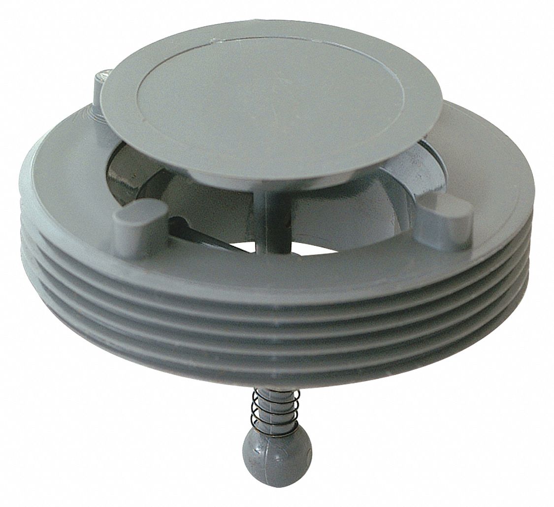 GRAINGER APPROVED Sewer Relief Valve, Plastic, Floor Drain For Use With