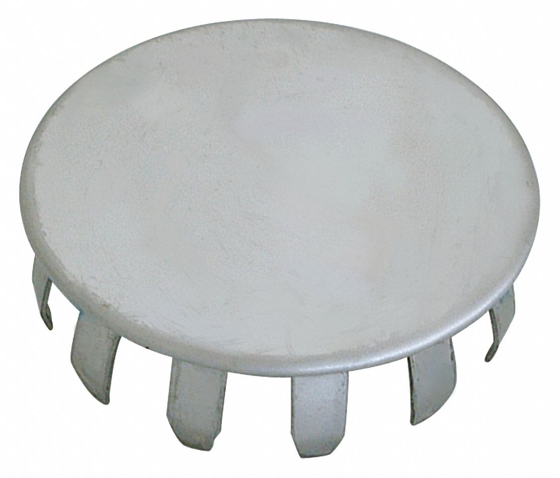 FAUCET HOLE COVER: 1½ IN OVERALL DIAMETER, 1½ IN W, ½ IN H