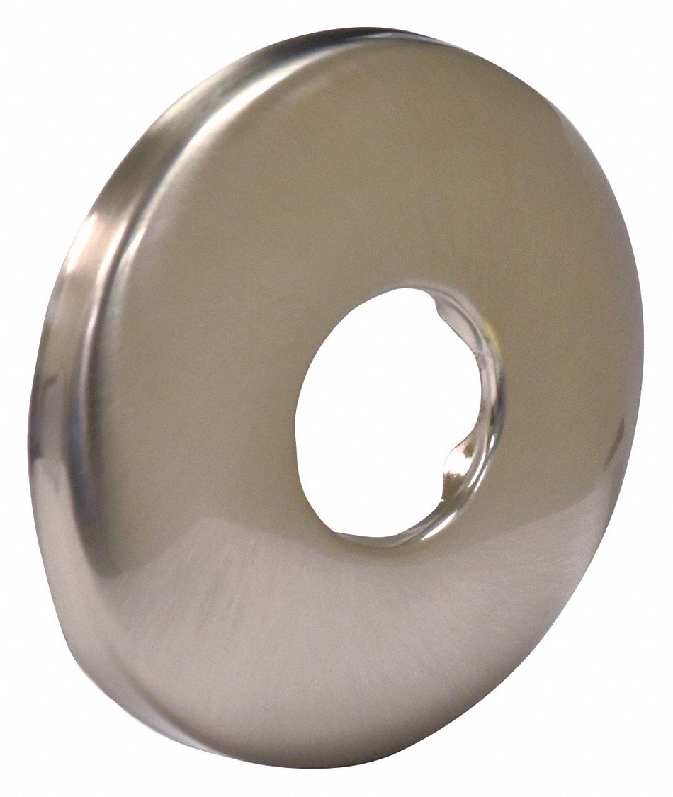 SHOWER ARM FLANGE: EZ-FLO, FOR USE WITH ½ IN SHOWER ARMS, ABS PLASTIC, ½ IN ID SIZE