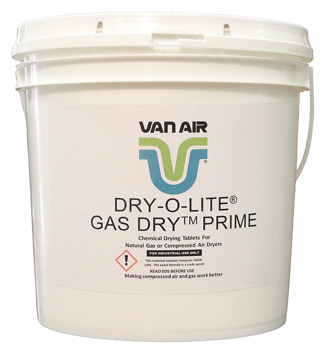 VAN AIR SYSTEMS Deliquescent Replacement Air Desiccant Pail; For Use