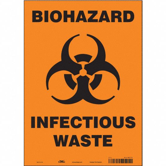 CONDOR Biohazard Sign, Sign Format Other Format, Biohazard Infectious ...