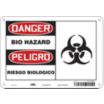 Danger/Peligro: Bio Hazard/Riesgo Biologico Signs