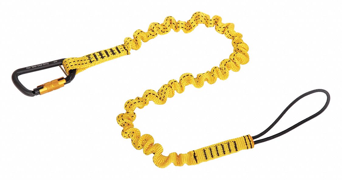 DBI-SALA, Yellow, Carabiner, Tool Lanyard - 447Y33|1500047